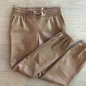 n:philanthropy Scarlett Leather jogger